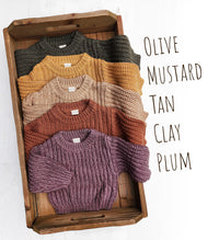 fall colors thick knit sweaters