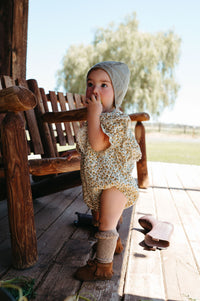 Maisie Mustard Floral Romper