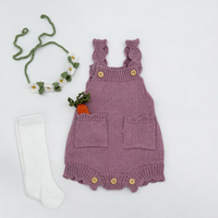 Violet Romper White Set