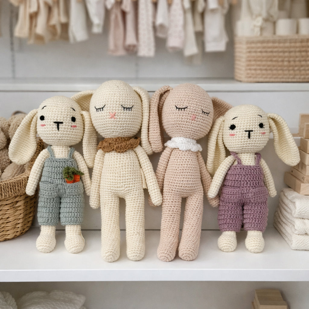 Violet & Henry Sleepy Bunny Doll