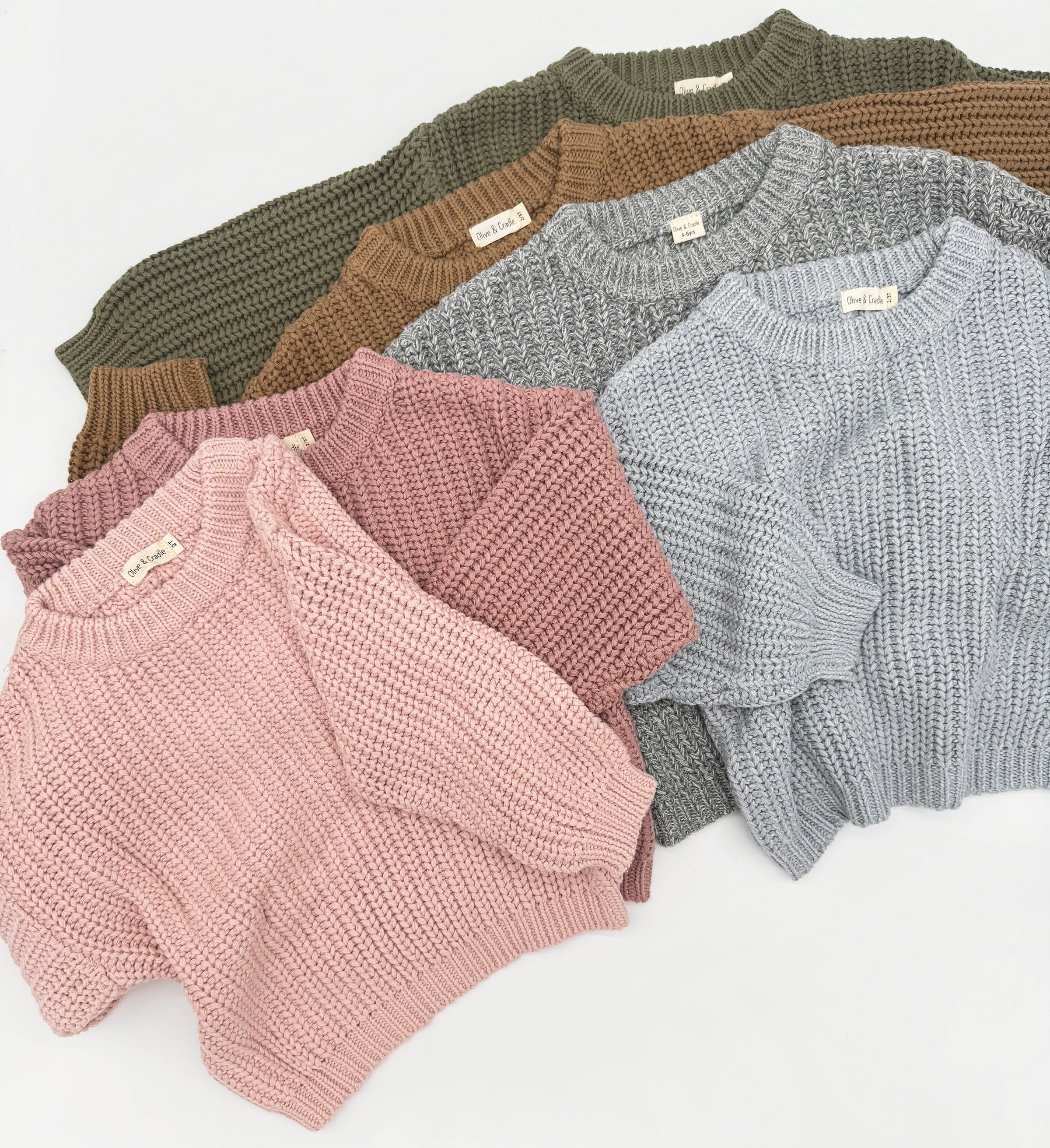 Chunky Knit Braided Sweater Cotton | Kids 2t-12Y