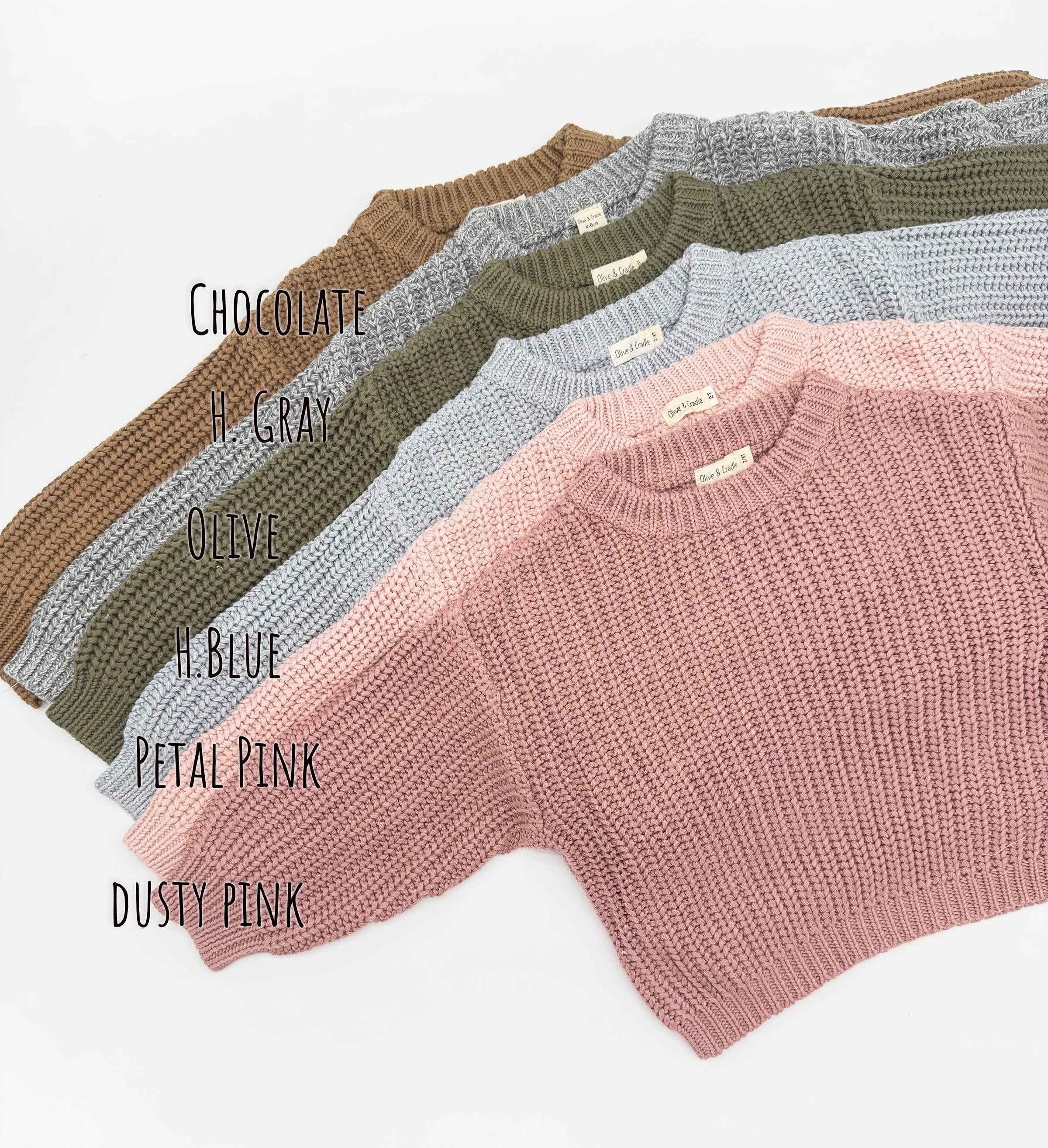 Chunky Knit Braided Sweater Cotton | Kids 2t-12Y