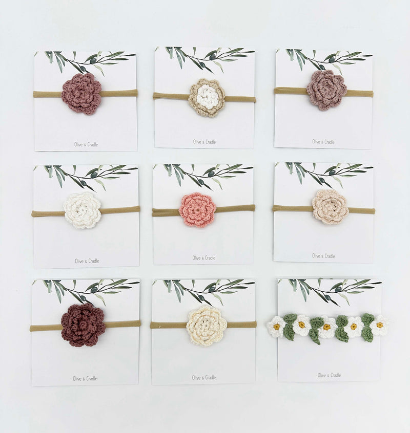 Crochet Flower Headband