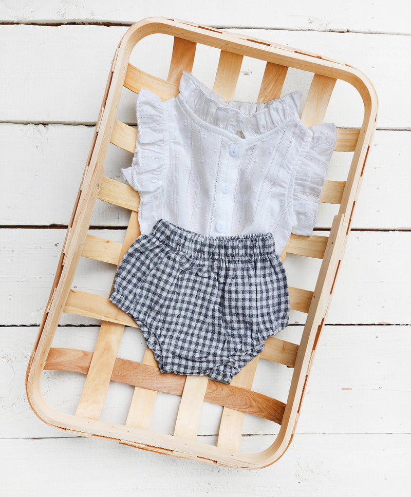 Gingham Bloomer & Blouse