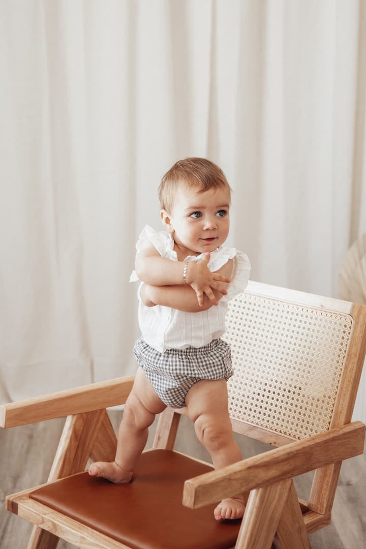 Gingham Bloomer & Blouse
