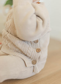 baby newborn Cotton knit Set options |  sweater Cardigan Pants Blanket | Sasha 2pc