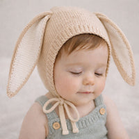 Knitted Bunny Bonnet