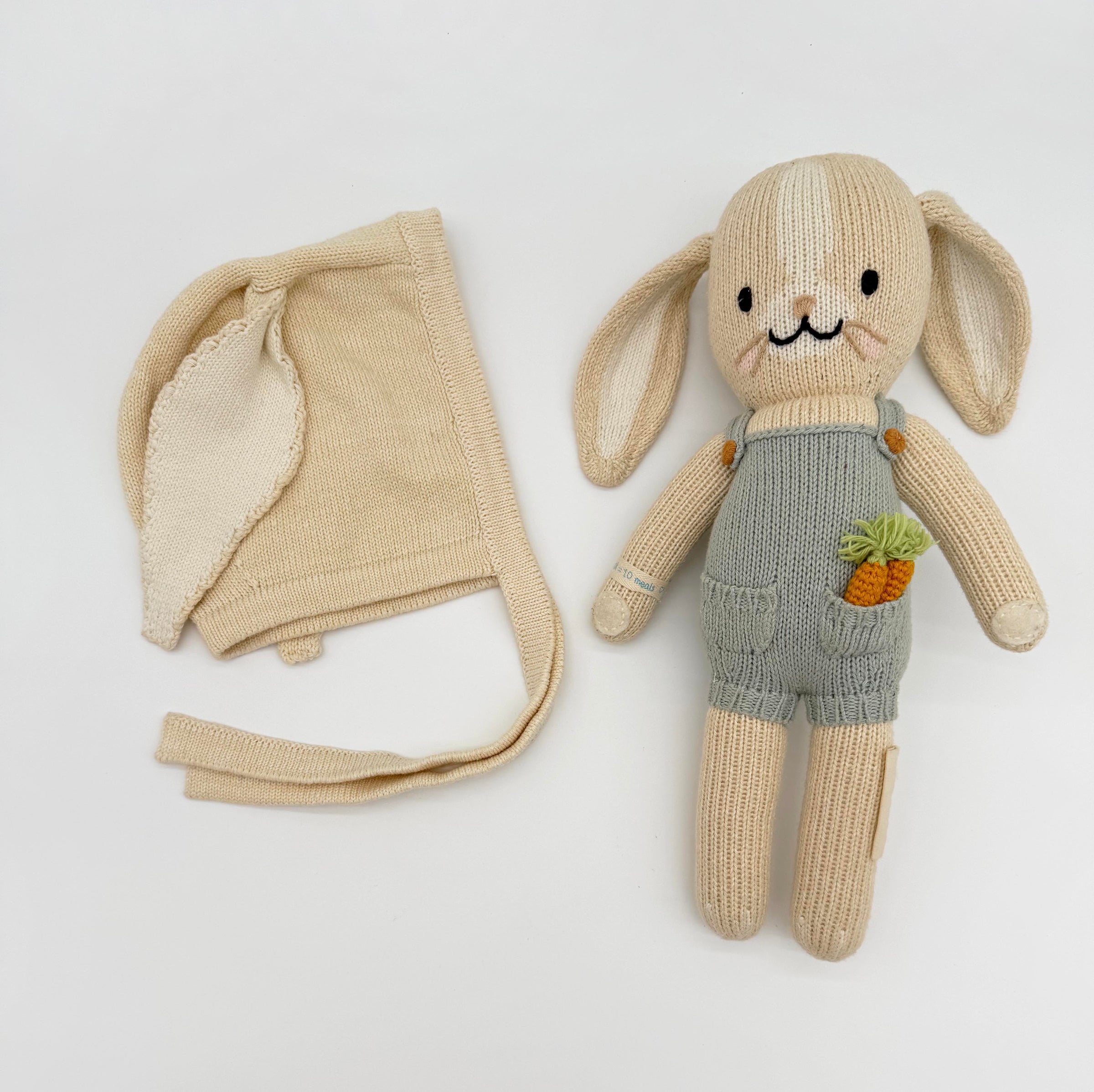 Knitted Bunny Bonnet