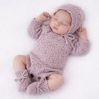 Lacy Easter Lilac Romper