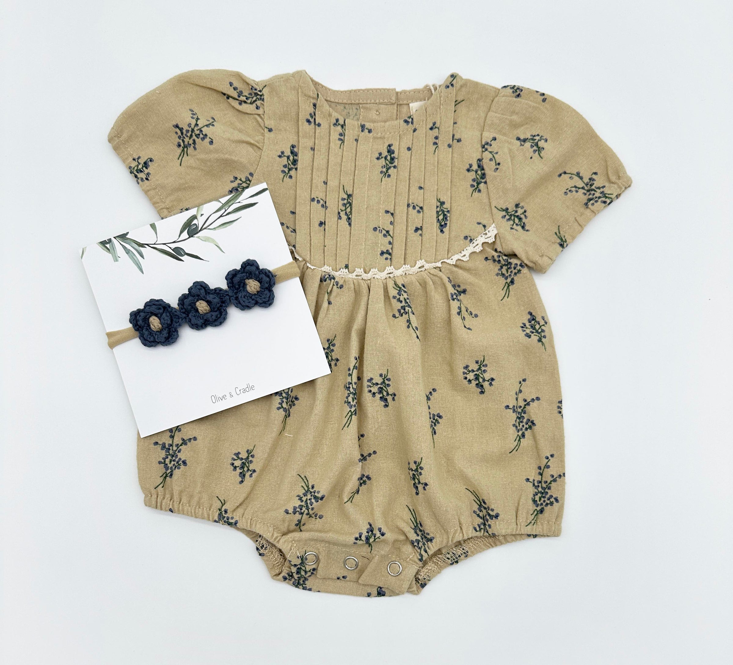 Mabel Short Sleeve Romper