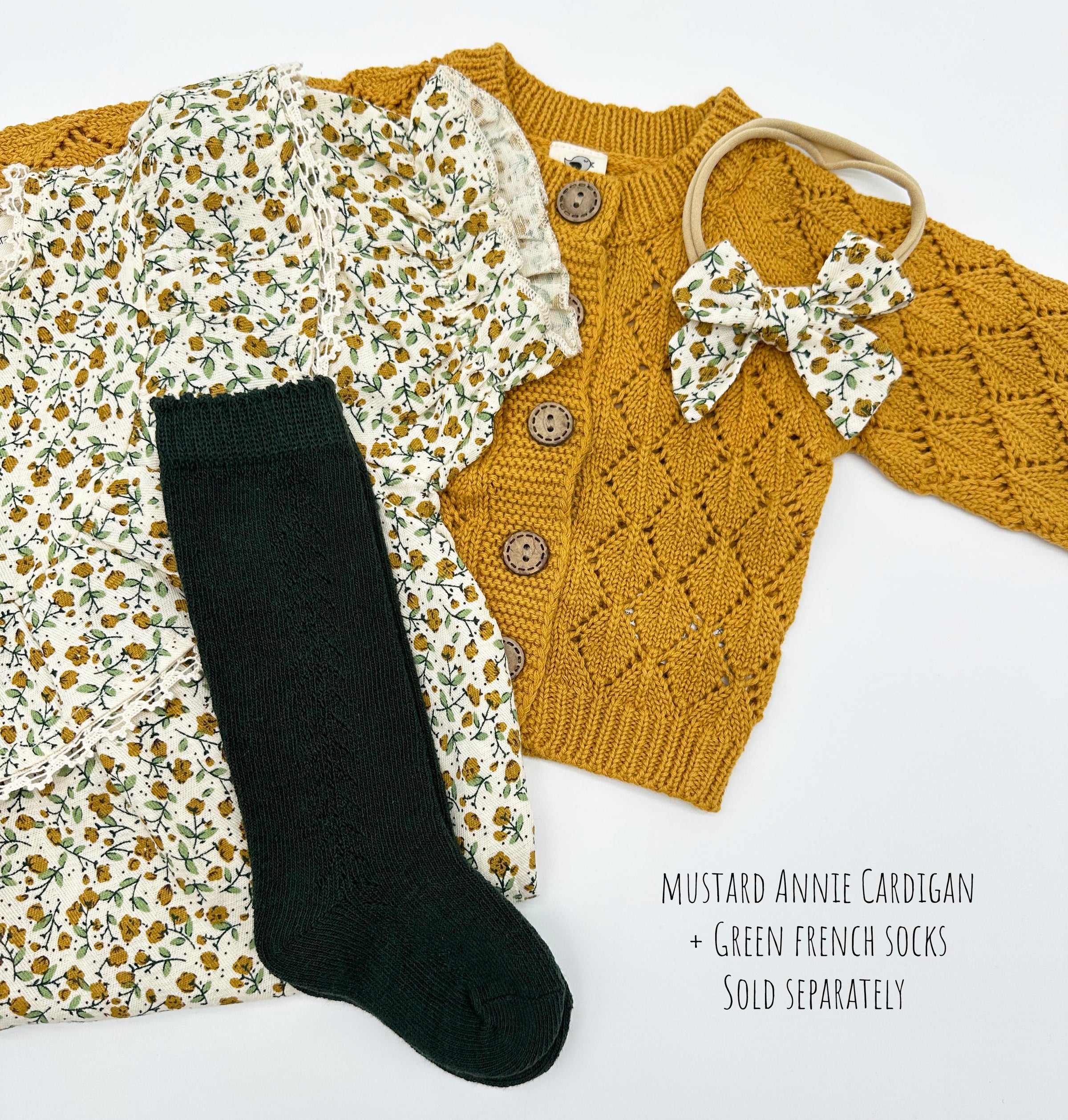 Maisie Mustard Floral Romper