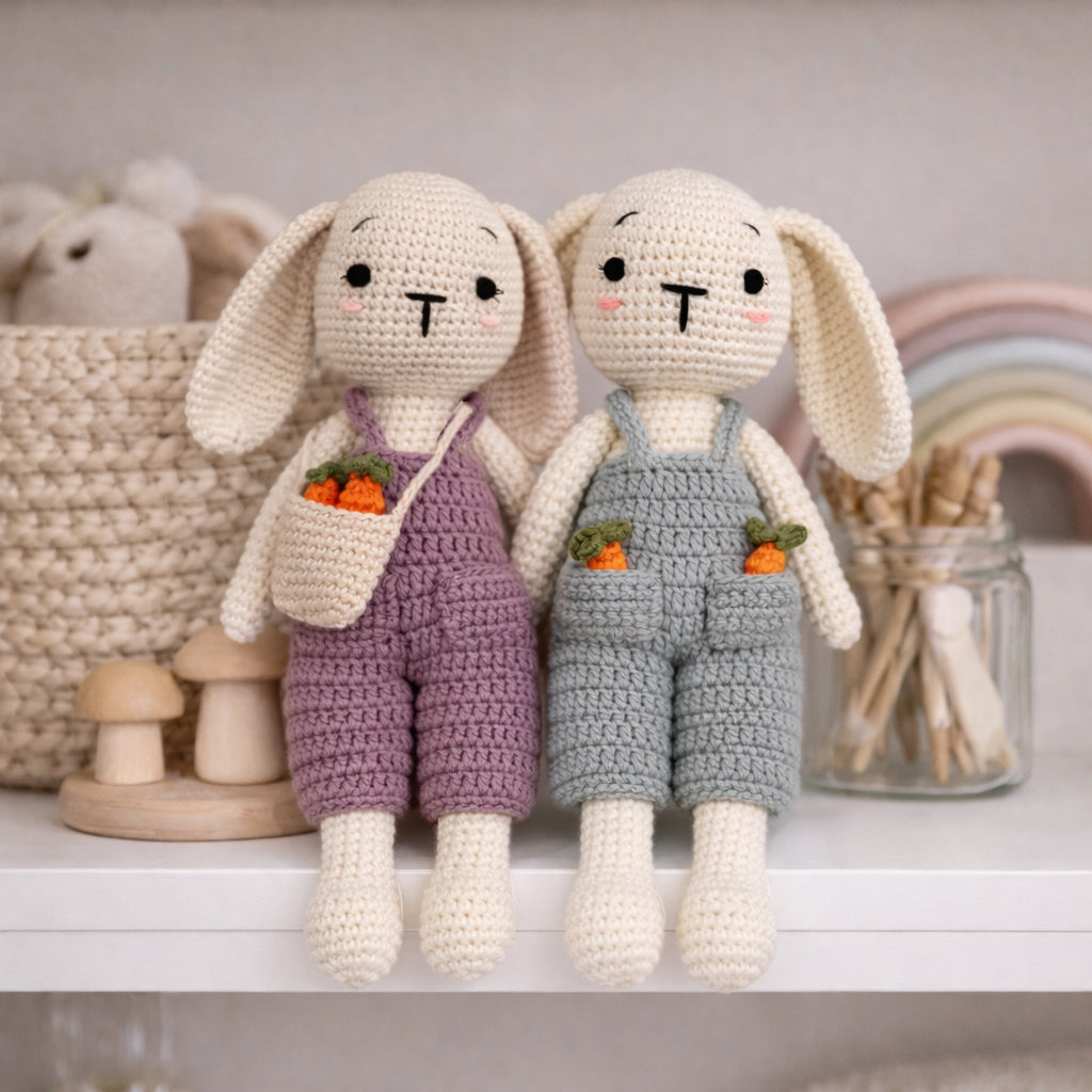 Violet & Henry Sleepy Bunny Doll